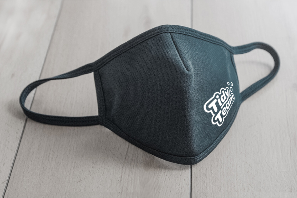 Tidy Team_Sublimationsdruck_Maske_Textildruck