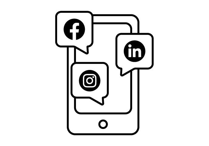 Hannemann Media AG Werbeagentur Icon Social Media Plattformen