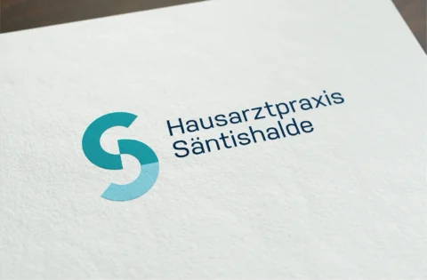 Hausarztpraxis Säntshalde Logodesign